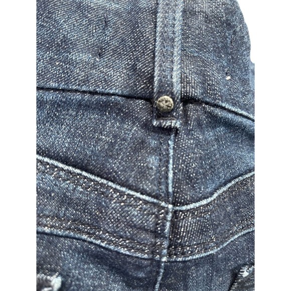 HABITUAL Boot Wide Leg Dark Wash Jeans Size 28 Bohemian 70’s - Picture 12 of 16